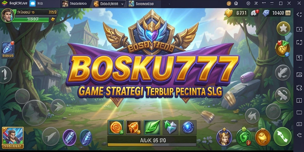 Tangkapan layar yang menunjukkan aksi mendebarkan dalam gameplay BOSKU777.