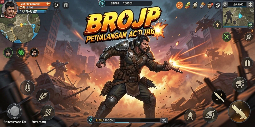 Tampilan gameplay menarik dengan aksi yang mendebarkan.