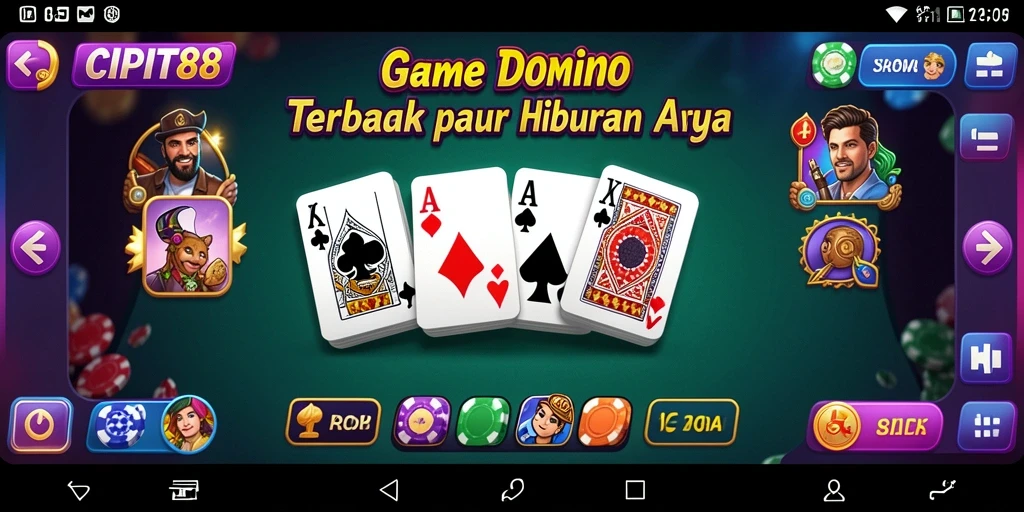 Tampilan gameplay seru di aplikasi CIPIT88.