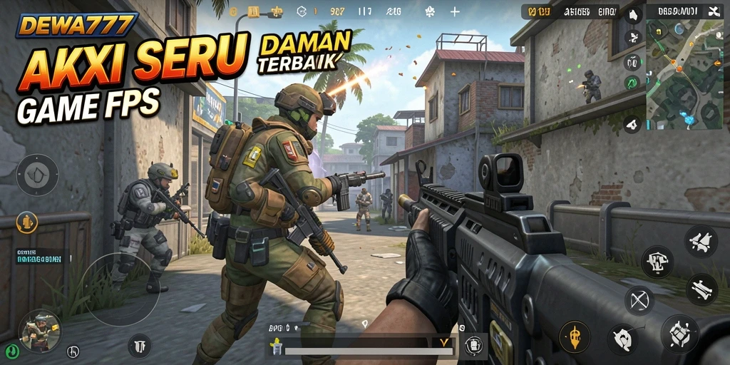 Tampilan gameplay seru DEWA777 dengan aksi tembak-menembak mendebarkan.