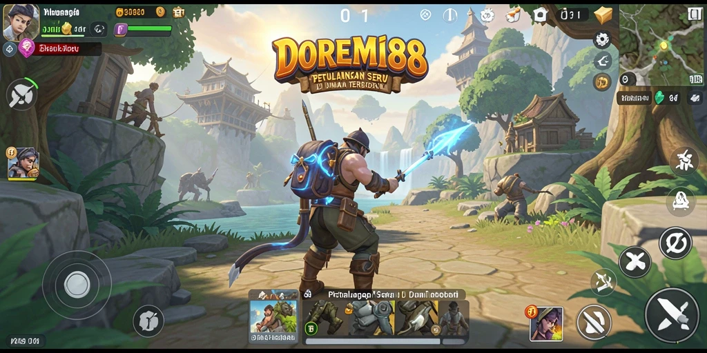 Tampilan gameplay Open World di DOREMI88 yang menakjubkan.