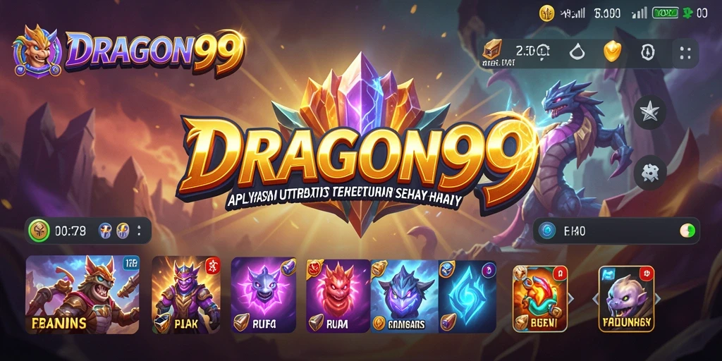 Tampilan antarmuka DRAGON99 yang bersih dan mudah dinavigasi.
