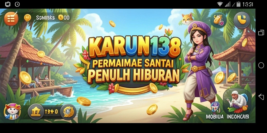 Tampilan gameplay menarik dari KARUN138 yang penuh warna.