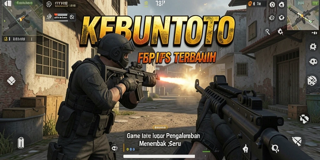 Tangkapan layar KEBUNTOTO menampilkan aksi pertempuran yang mendebarkan.