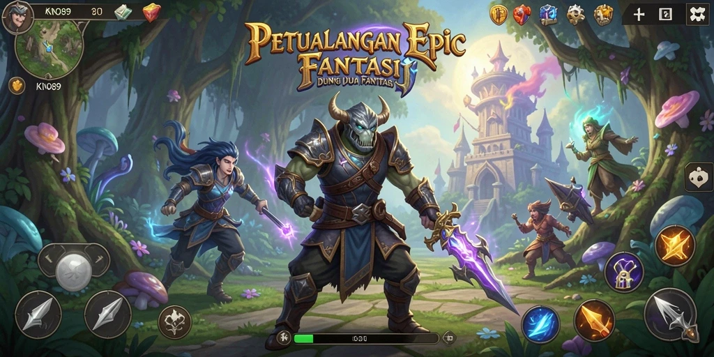 Tampilan gameplay KNO89 yang menggugah semangat petualangan.