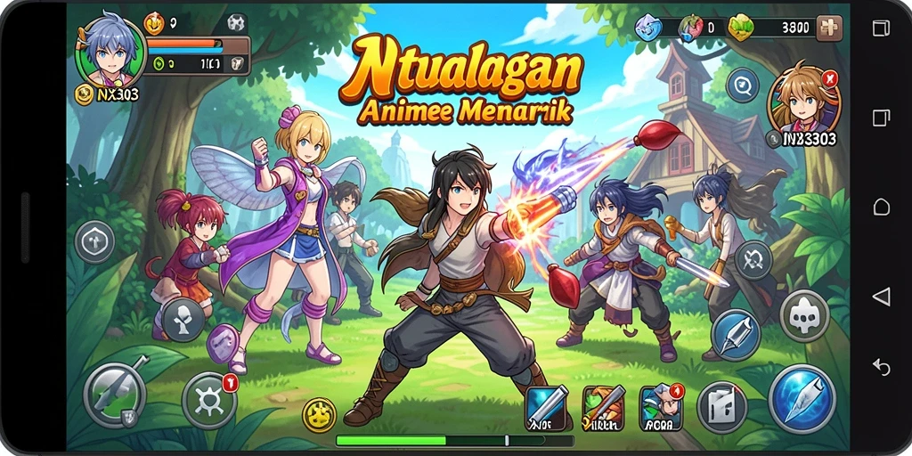 Tampilan menarik dari gameplay NX303 yang penuh aksi.