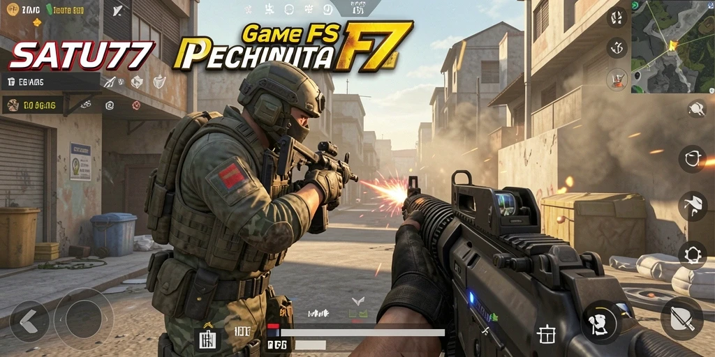 Gameplay intens SATU77 dengan aksi tembak-menembak yang menarik.