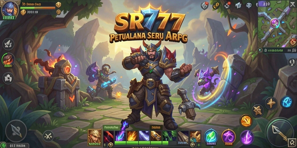 Tampilan gameplay yang mendebarkan dalam dunia ARPG SR777.