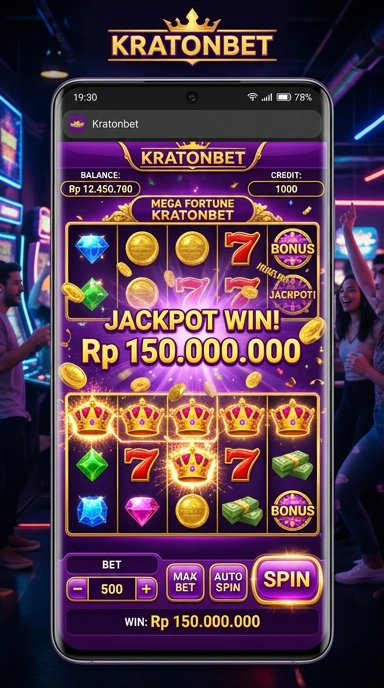 Antarmuka user-friendly kratonbet yang mudah dinavigasi.